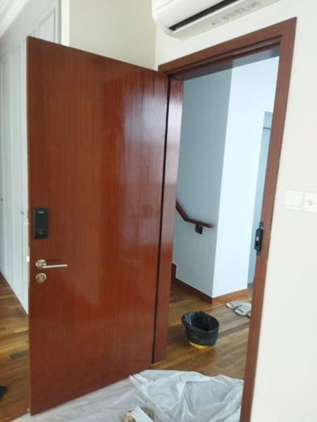 Bedroom door rehung and aligned