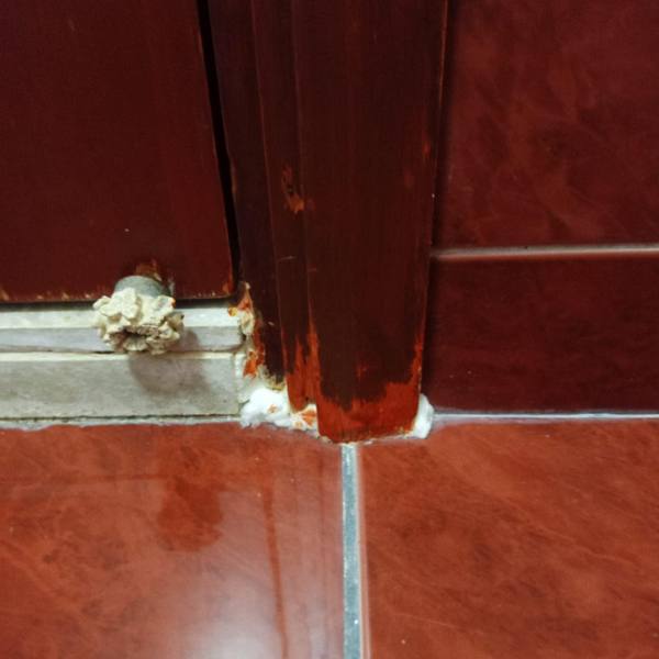 Failed filler repair before